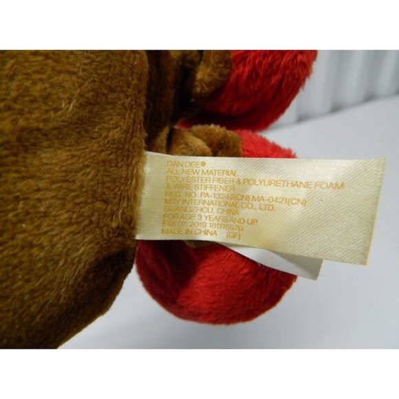Christmas Dan Dee Chef Poop Emoji Plush 9" Brown & Red Stuffed Animal See Video - Picture 3 of 7